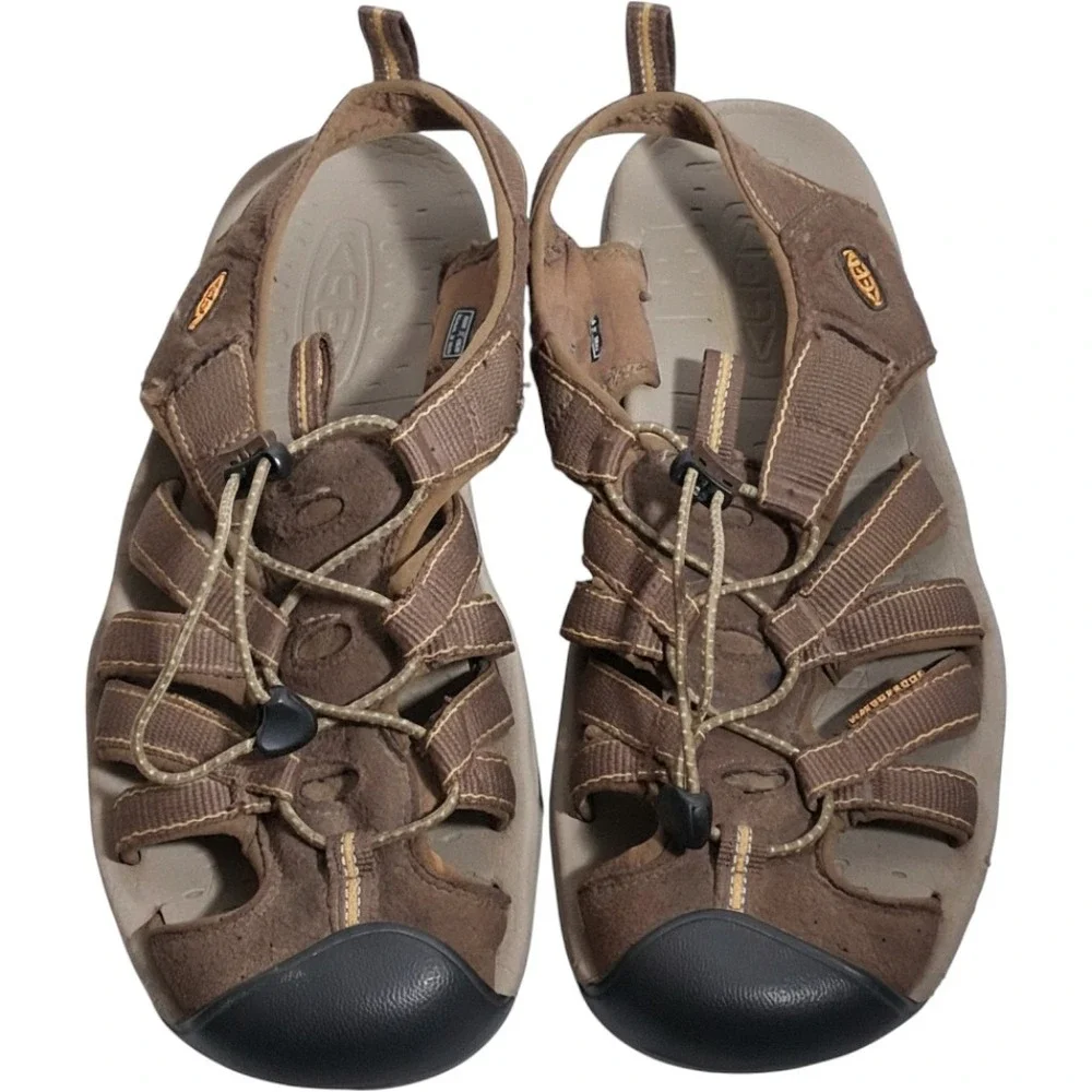 Keen Newport H2 Mens Brown Waterproof Hiking Sandals Size 12 1126-SBHG CD 1210